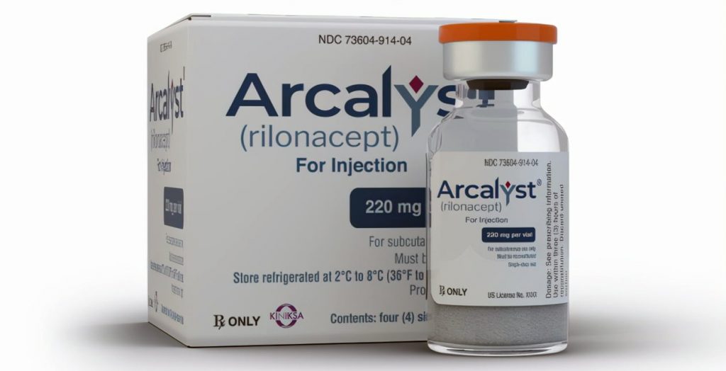 Arcalyst (rilonacept).
